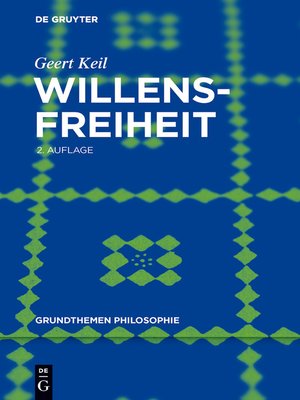 cover image of Willensfreiheit